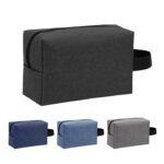 Custom Heathered Dopp Kit Toiletry Bag - 1