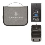 Custom Heathered Hanging Toiletry Bag