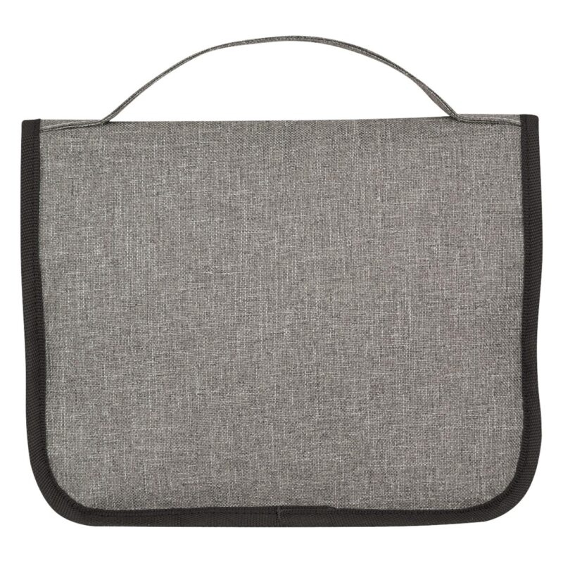 Custom Heathered Hanging Toiletry Bag - 3