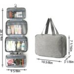 Custom Heathered Hanging Toiletry Bag - 1