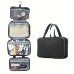 Custom Heathered Hanging Toiletry Bag - 2