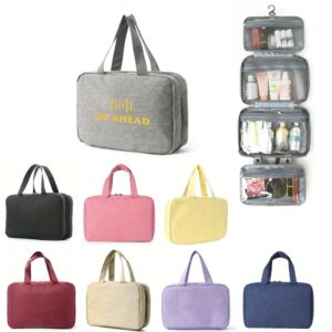Custom Heathered Hanging Toiletry Bag