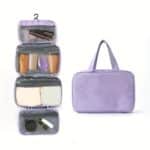 Custom Heathered Hanging Toiletry Bag - 7