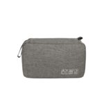 Custom Heathered Portable Travel Hanging Makeup Toiletry Bag - 6