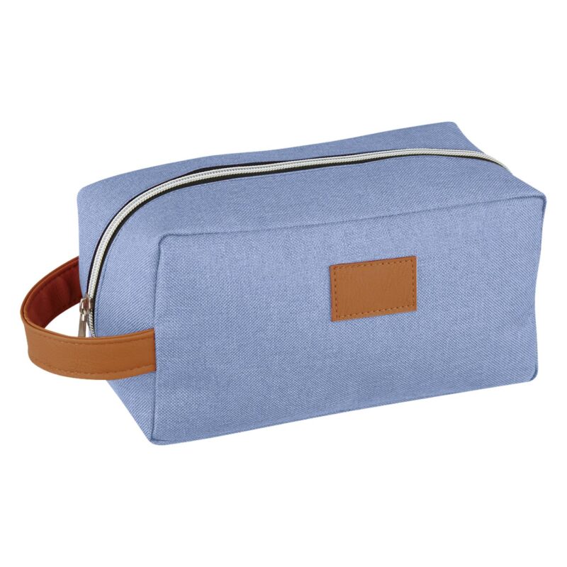 Custom Heathered Recycled Toiletry Bag - 4