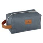 Custom Heathered Recycled Toiletry Bag - 8