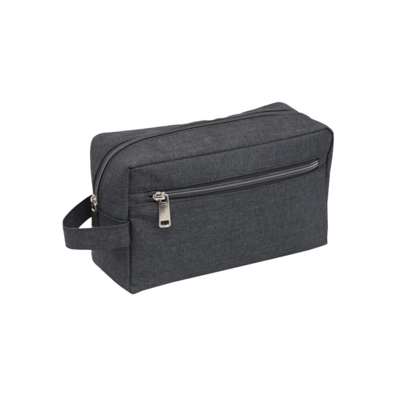 Custom Heathered Travel Toiletry Bag - 5