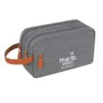 Custom Heathered Travel Toiletry Bag (Ocean)