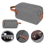 Custom Heathered Travel Toiletry Bag (Ocean) - 2