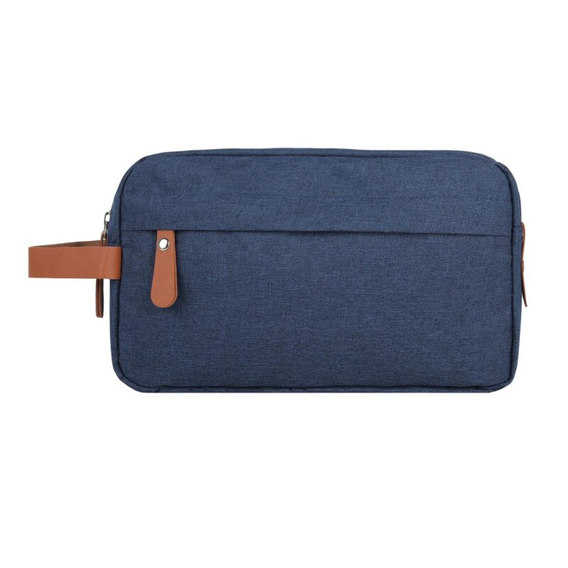 Custom Heathered Travel Toiletry Bag (Ocean) - 5