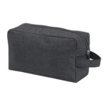 Custom Heathered Two Zipper Toiletry Bag - 1