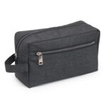 Custom Heathered Two Zipper Toiletry Bag