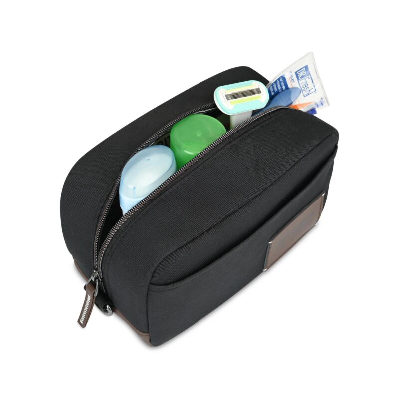 Custom Heritage Supply Co. Legacy Recycled rPET Toiletry Bag - Black - 2