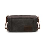 Custom Hoffman Wax Canvas Dopp Kit - 3