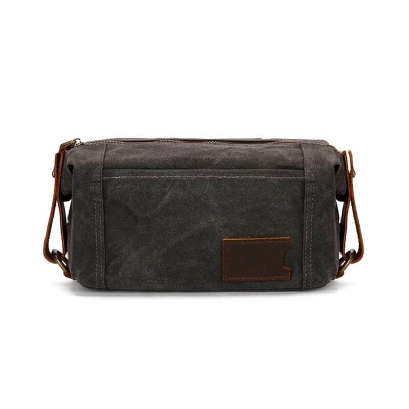 Custom Hoffman Wax Canvas Dopp Kit - 3