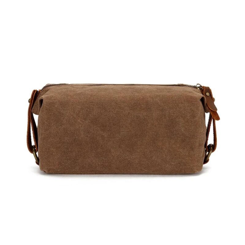 Custom Hoffman Wax Canvas Dopp Kit - 7