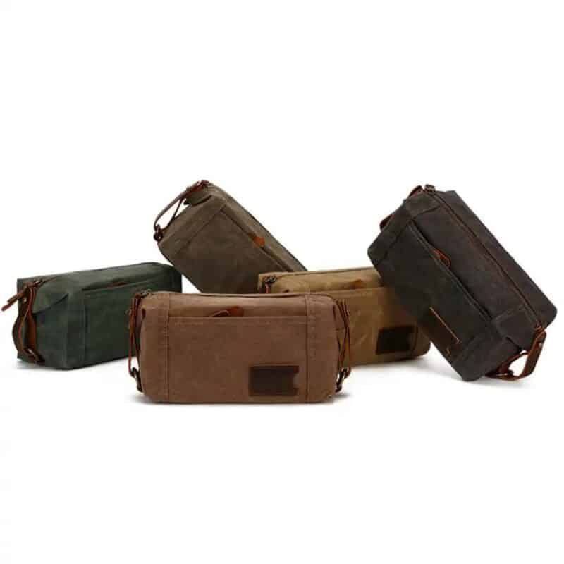 Hoffman-Wax-Canvas-Dopp-Kit-HOFFWCD5 Custom Hoffman Wax Canvas Dopp Kit