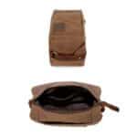 Custom Hoffman Wax Canvas Dopp Kit - 9