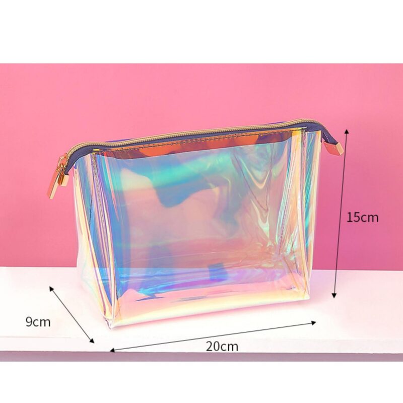 Custom Holographic Cosmetic Toiletry Bag - 3