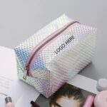 Custom Holographic Zippered Toiletry Bag