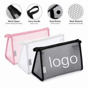 Custom Honeycomb Breathable Mesh Travel Cosmetic
