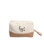 Custom Jute-Trim Toiletry Bag