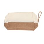 Custom Jute-Trim Toiletry Bag - 2