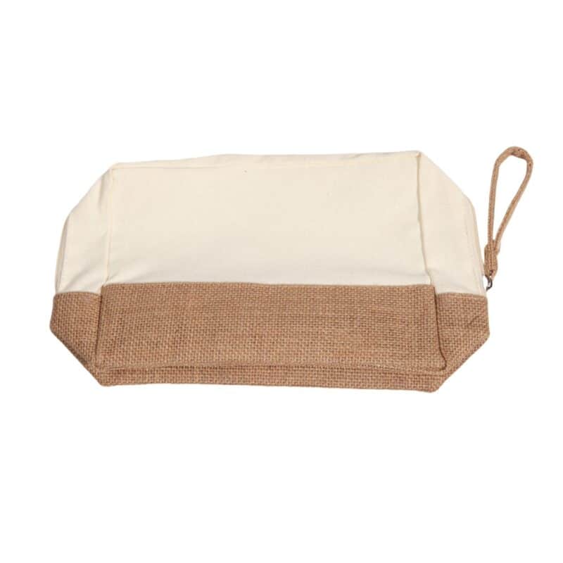 Custom Jute-Trim Toiletry Bag - 2