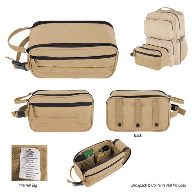Custom Kenny Rpet Tactical Toiletry Bag - 1