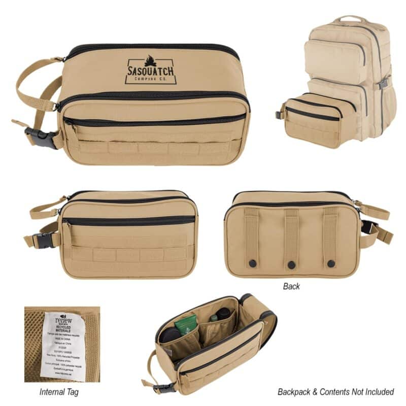 Custom Kenny Rpet Tactical Toiletry Bag - 3
