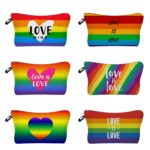 Custom LGBT Rainbow Travel Toiletry Bag - 1