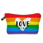 Custom LGBT Rainbow Travel Toiletry Bag - 2