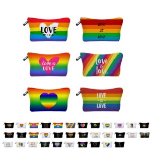 Custom LGBT Rainbow Travel Toiletry Bag