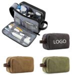 Custom Large Capacity Canvas Toiletry Bag