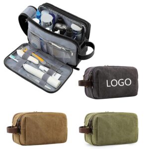 Custom Large Capacity Canvas Toiletry Bag