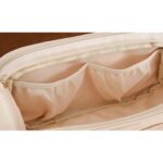Custom Large Capacity Double Layer Makeup Bag Waterproof PU Leather Toiletry Bag For Women - 4