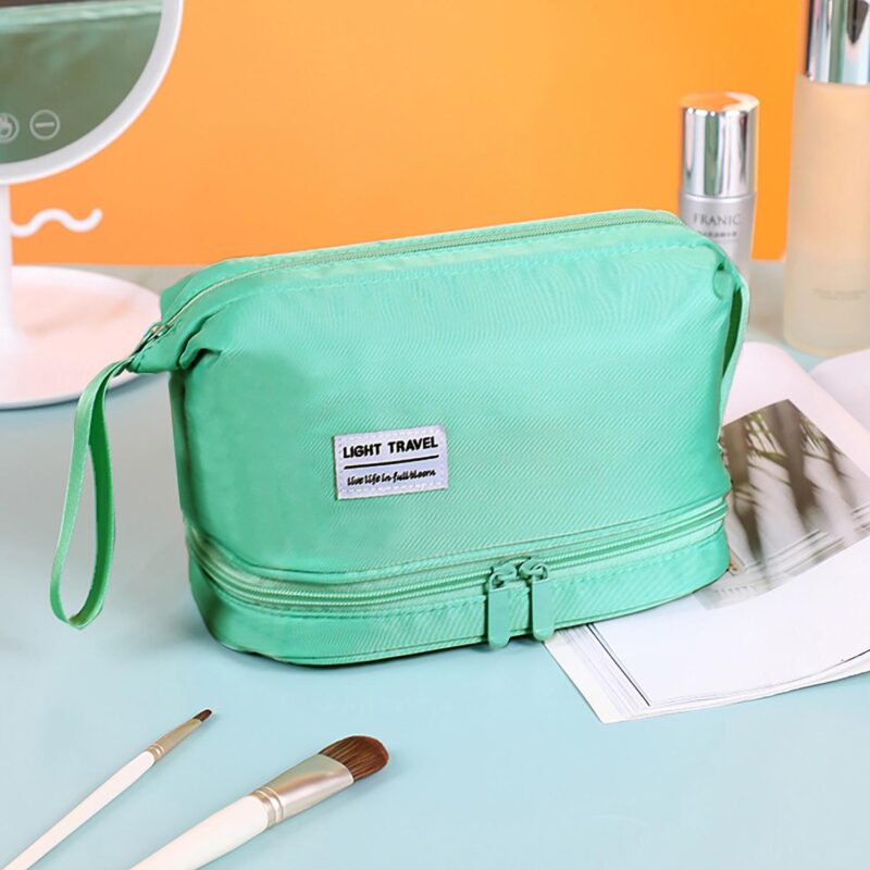 Custom Large Capacity Double Layer Toiletry Bag - 4