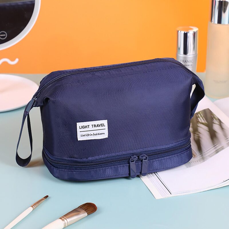 Custom Large Capacity Double Layer Toiletry Bag - 5