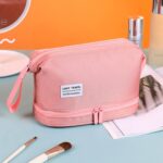 Custom Large Capacity Double Layer Toiletry Bag - 6