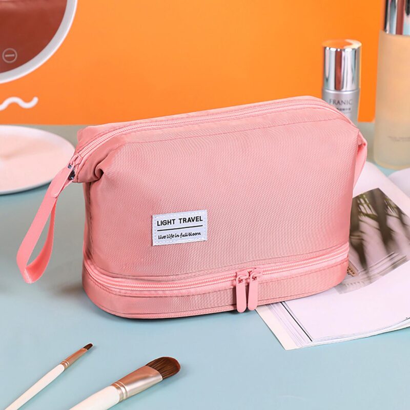Custom Large Capacity Double Layer Toiletry Bag - 6