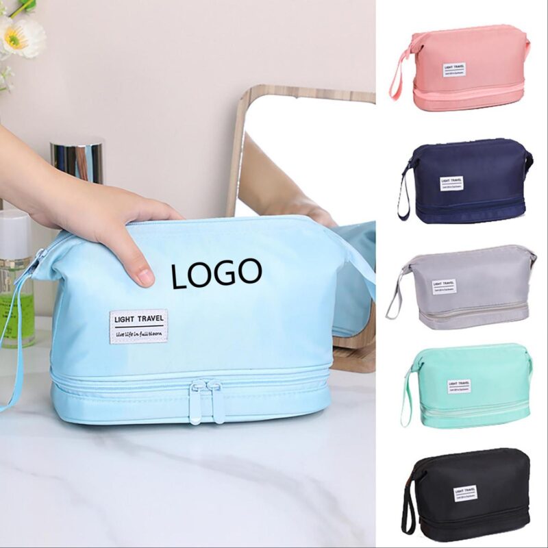 Large-Capacity-Double-Layer-Toiletry-Bag-SF2050 Custom Large Capacity Double Layer Toiletry Bag