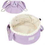 Custom Large Capacity Drawstring Toiletry Bag with Waterproof Polyester - 4