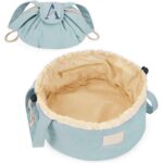 Custom Large Capacity Drawstring Toiletry Bag with Waterproof Polyester - 8