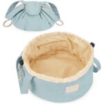 Custom Large Capacity Drawstring Toiletry Bag with Waterproof Polyester - 9