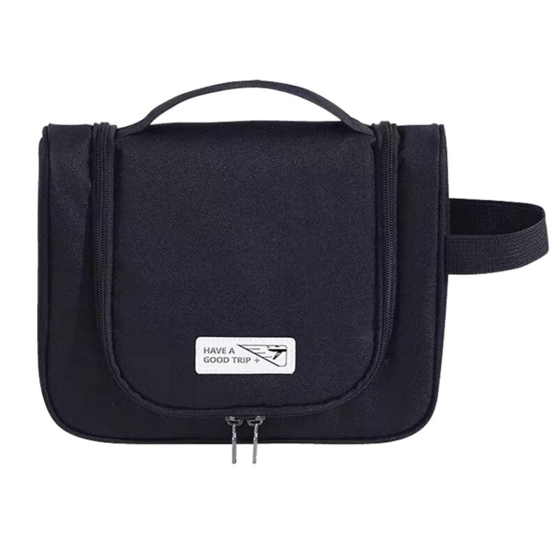 Custom Large Capacity Hanging Toiletry Bag with Hook - 7