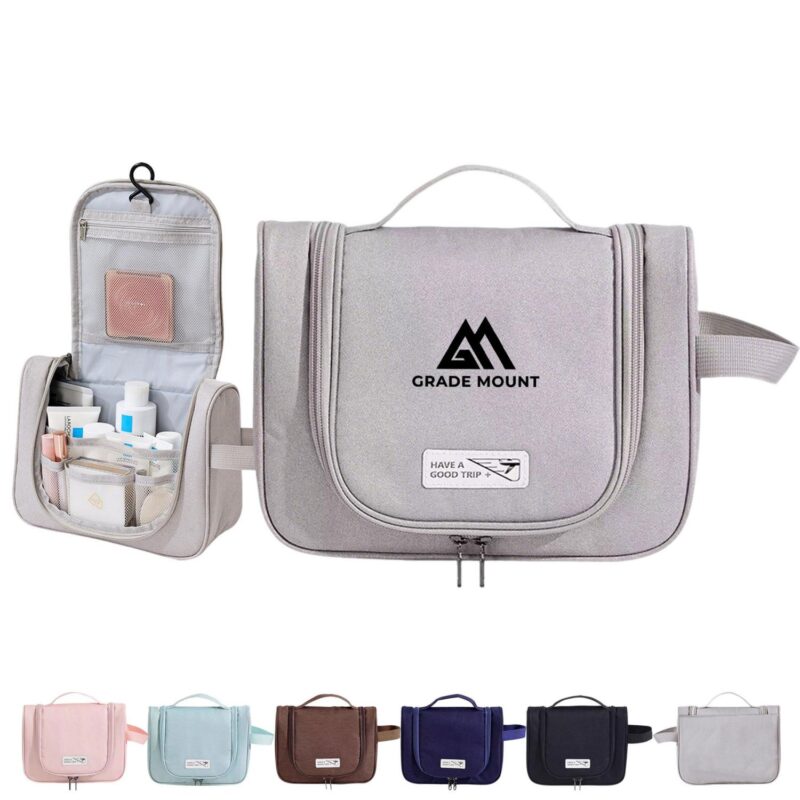 Custom Large Capacity Hanging Toiletry Bag with Hook