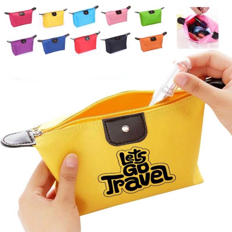 Custom Large Capacity Nylon Travel Toiletry Bag