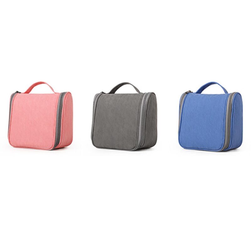 Custom Large Capacity Polyester Hanging Toiletry Bag - 1