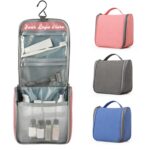 Custom Large Capacity Polyester Hanging Toiletry Bag