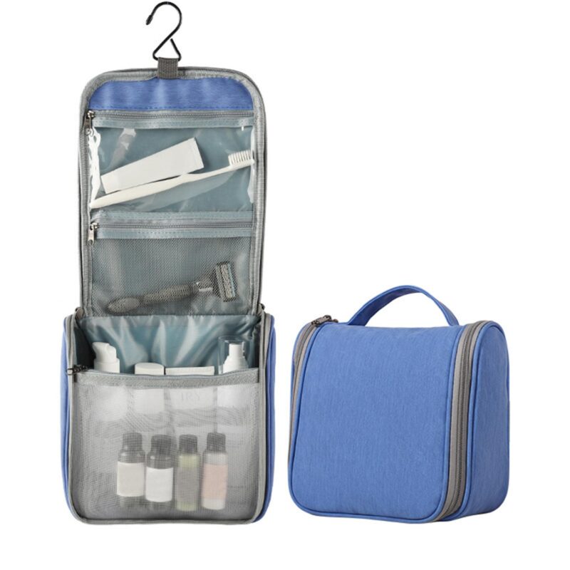 Custom Large Capacity Polyester Hanging Toiletry Bag - 3
